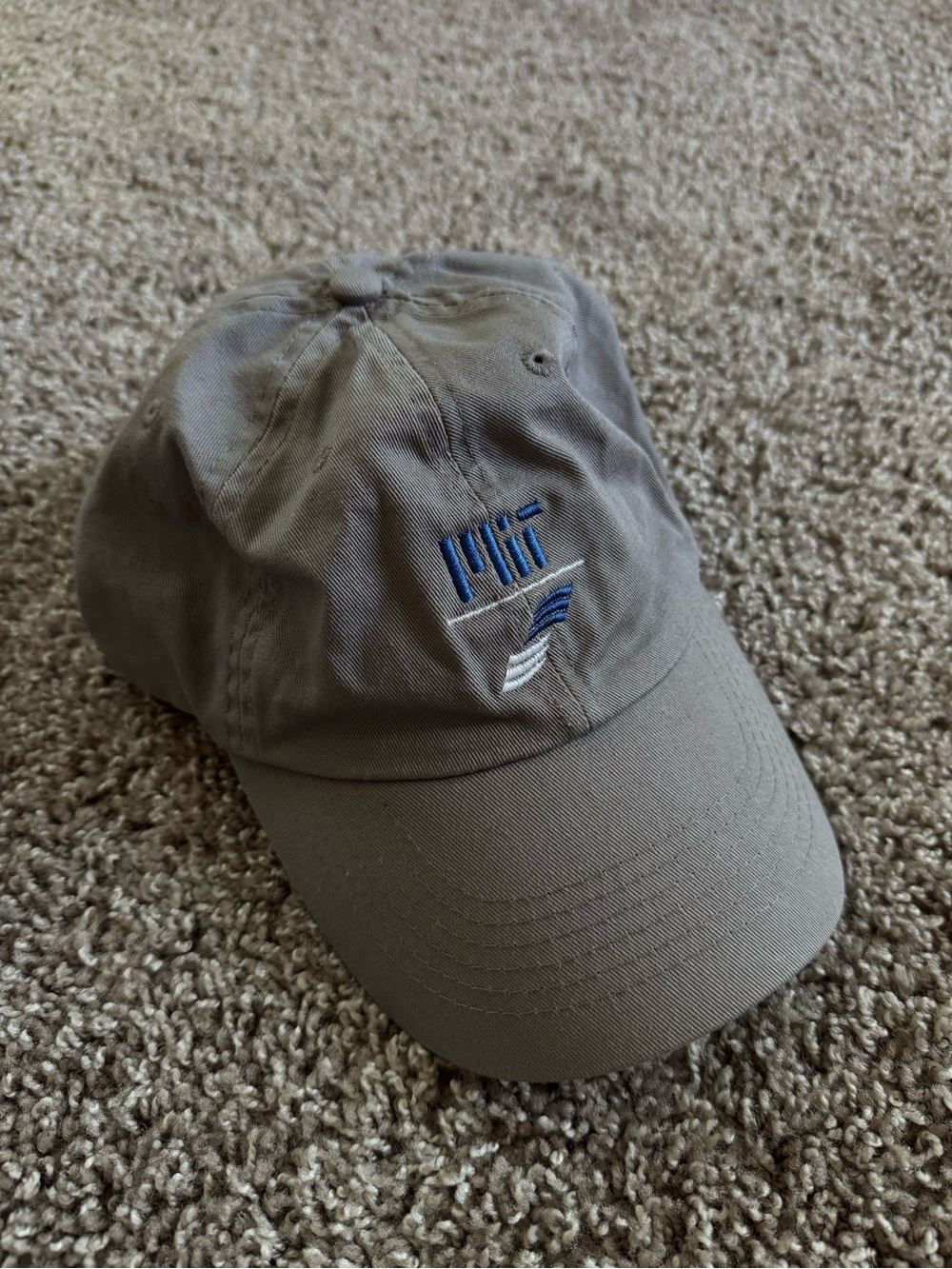 MIT Baseball Cap / Adjustable Cotton Hat / Gray